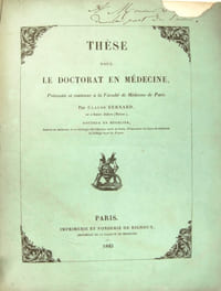 Du suc gastrique et de son rôle dans la nutrition. I. - Des membranes muqueuses aux différents âges de la vie. II. - Du traitement de l'hydrocéphalite aigue. III. - Quel est le traitement qui convient aux anévrysmes de l'artère axillaire ? Quels sont les cas qui réclament la ligature de cette artère ? IV. - Des ventouses et de leur théorie.