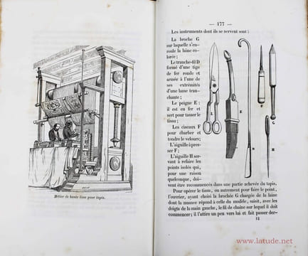Notice historique sur les manufactures impériales de tapisseries des Gobelins et de tapis de la Savonnerie suivie du catalogue des tapisseries ...