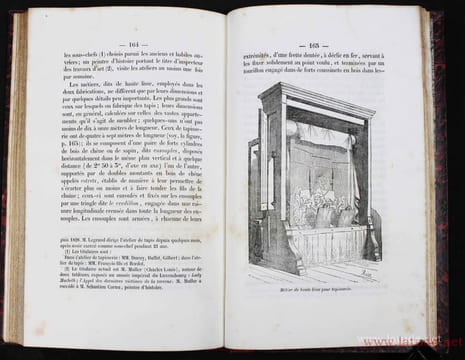 Notice historique sur les manufactures impériales de tapisseries des Gobelins et de tapis de la Savonnerie suivie du catalogue des tapisseries ...