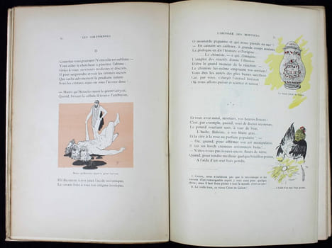 Les galéniennes. Fantaisies rimées en marge du codex suivies de quelques autres poèmes. 70 illustrations, 16 hors-texte en couleurs, 1 composition ...