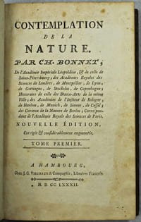 Contemplation de la nature. Nouvelle édition, corrigée et considérablement augmentée.