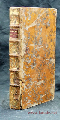 Elementa metallurgiae, speciatim chemicae conscripta, atque observationibus, experimentis et figuris aeneis illustrata.