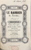 Le Barbier de Séville.. [ROSSINI (Gioachino)].