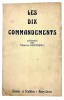 Les Dix commandements.. GRINBERG (présentés par Maurice).