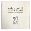 Salah Stétié, livres d'artistes.. [STÉTIÉ].