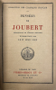 Pensées de Joubert.. JOUBERT (Joseph).