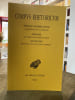 Corpus Rhetoricum tome V : La m&eacute;thode de l'habilet&eacute; ; Les objections irr&eacute;futables ; M&eacute;thode des discours d'adresse. Anonyme Pseudo-Hermog&egrave;ne Maxime