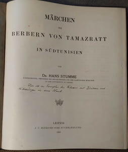  Märchen der Berbern von Tamazratt in Südtunisien 