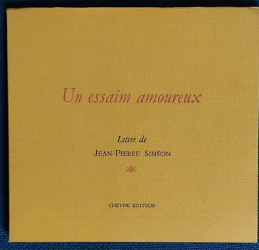 Un essaim amoureux. Siméon Jean-Pierre