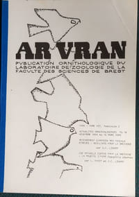  AR VRAN - Publication ornithologique du laboratoire de zoologie de la faculté de Brest. 1986 -Tome XII, fascicule 2