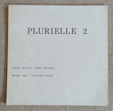 Plurielle 2. Revue de textes-images : Sur la Muraille. Marges. Petitjean Armand - Grojnowski Daniel; Clerc Philippe - Christin Anne-Marie