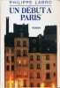 Un Debut A Paris. Labro Philippe