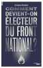 Comment devient-on électeur du Front National. BALTIER Antoine