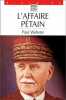 L'affaire Pétain. Webster Paul