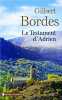 Le Testament d'Adrien. BORDES Gilbert