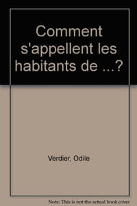 Comment s'appellent les habitants de