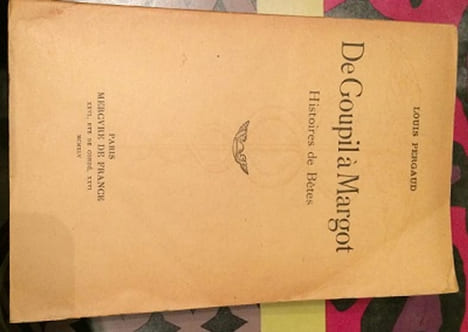 De goupil à margot - histoire de betes. louis Pergaud