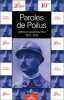 Paroles de poilus : Lettres et carnets du Front 1914-1918. Jean-Pierre Guéno  Yves Laplume