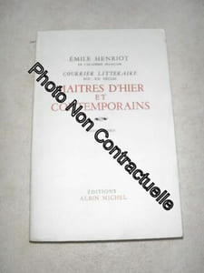 Courrier Littéraire Xixe-Xxe Siècles. Maitres D'hier Et Contemporains