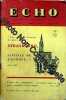 Echo Revue Internationale N° 36 Du 01/08/1949. Collectif