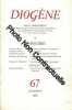 Diogène N° 67. Gallimard
