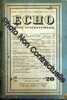 Echo Revue Internationale N° 20 Du 01/04/1948. Collectif