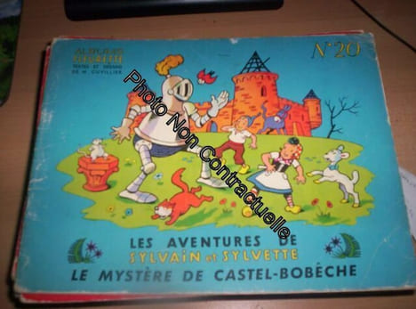 Les Aventures De Sylvain Et Sylvette N° 20 "Le Mystère De Castel-Bobèche". M Cuvillier