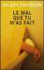 Le mal que tu m'as fait. Hilary Davidson