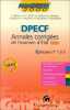 ANNALES CORRIGEES DPECF EPREUVES N° 1 A 5. Edition 2000. Collectif