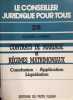 Contrats de mariage et régimes matrimoniaux : Conclusion application liquidation. Lannerée Suzanne