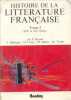 Histoire de la littérature française. Brunel Pierre