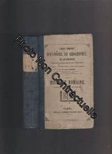HISTOIRE ROMAINE - Cours complet d'histoire de géographie de littérature d'histoire littéraire et de mythologie