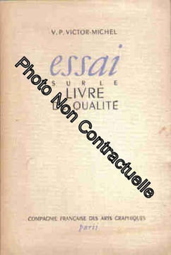 Essai sur le livre de qualité. undefined