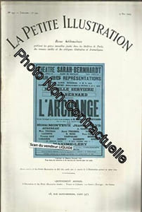 La Petite illustration théâtrale N° 141 : L'archange pièce de Maurice Rostand. (La couverture porte par erreur le numéro 142). Créée en 1925 au théâtre Sarah-Bernhardt. La Petite Illustration. Théât
