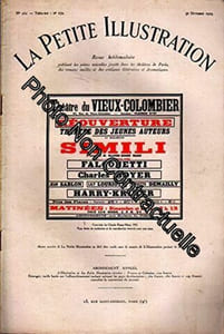 La petite illustration théâtrale N° 150 : Simili. Comédie en 3 actes. 1925. Broché. 16 pages. (Théâtre Périodique)