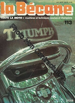 Revue LA BECANE toute la moto n° 113. Collectifs