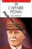 L'affaire Pétain. Webster Paul