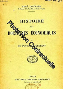 Histoire des doctrines economiques 3 tomes