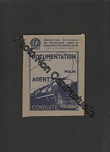 Documentation pour agents de conduite (trains)