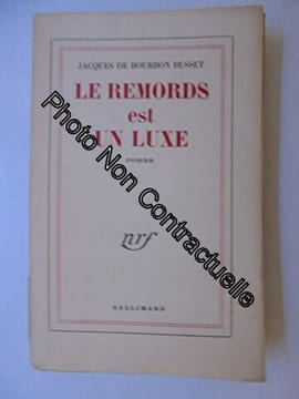 Le remords est un luxe. undefined