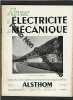 Revue d'électricite et de mécanique - n° 99 de 1954. ALSTHOM