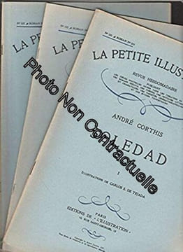 Soledad. Roman en 3 fascicules. Illustrations de Carlos S. de Tejada. Juin 1931. 3 revues brochées 96 pages. (Littérature Périodiques Periodicals). LA ...