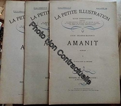 Amanit. roman. illustrations de decaris. revue la petite illustration avril 1929 n°425 426 427. undefined