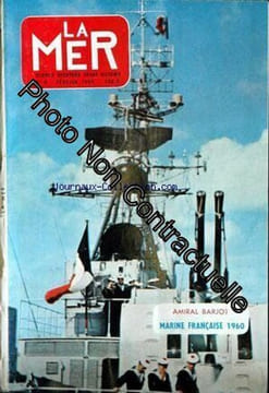 MER (LA) [No 8] du 01/02/1959 - AMIRAL BARJOT - MARINE FRANCAISE 1960 - LE MONDE SOUS-MARIN - GRANDJEAN - FOEX ET MOREL - L'HOMME ET LA MER - BUDKER - ...