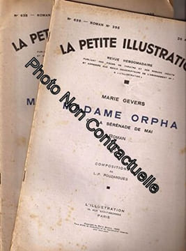 La Petite Illustration - Roman - N°294 & 295 - Madame Orpha ou la sérénade de Mai (I) & (II). undefined