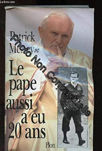 Le pape aussi a eu vingt ans