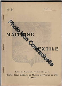 Trimestriel MAITRISE TEXTILE [No 6 de 1948] - Bulletin de documentation générale