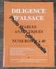 Diligence d'Alsace Tables analytiques des n°31 à 40. Les amis de l'Histoire des P.T.T. d'Alsace