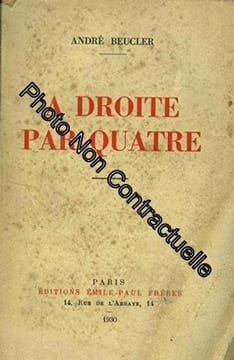 À droite par quatre. BEUCLER ANDRE