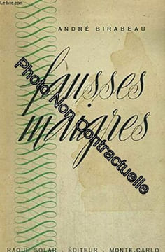 Fausses maigres. BIRABEAU André